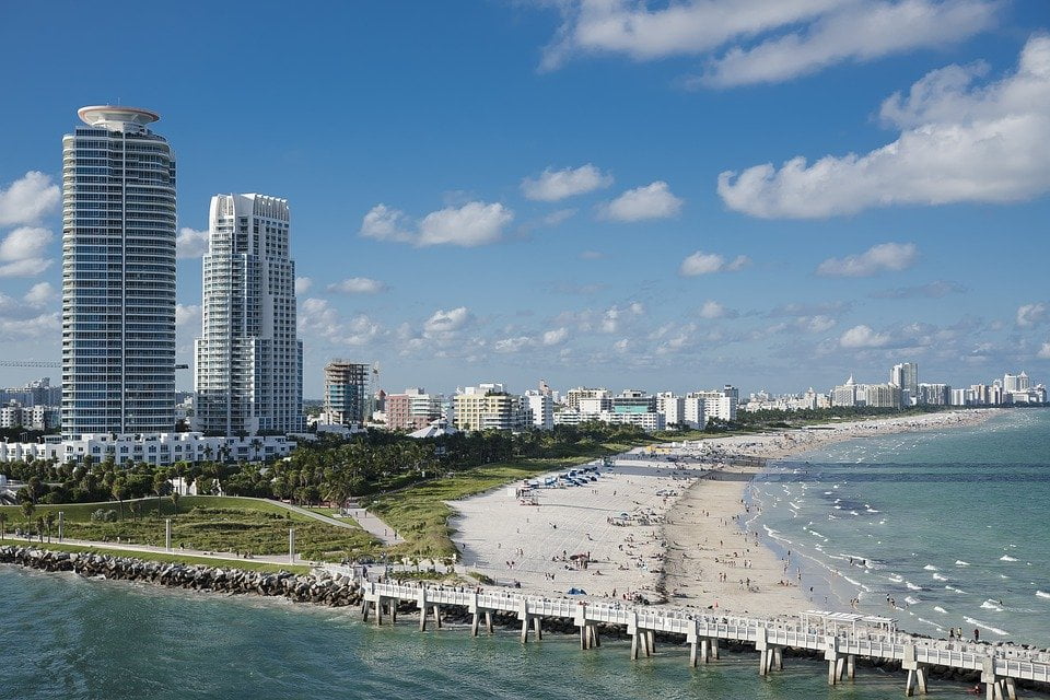 Miami, Beach, Water, Ocean, South, Miami Beach, Florida